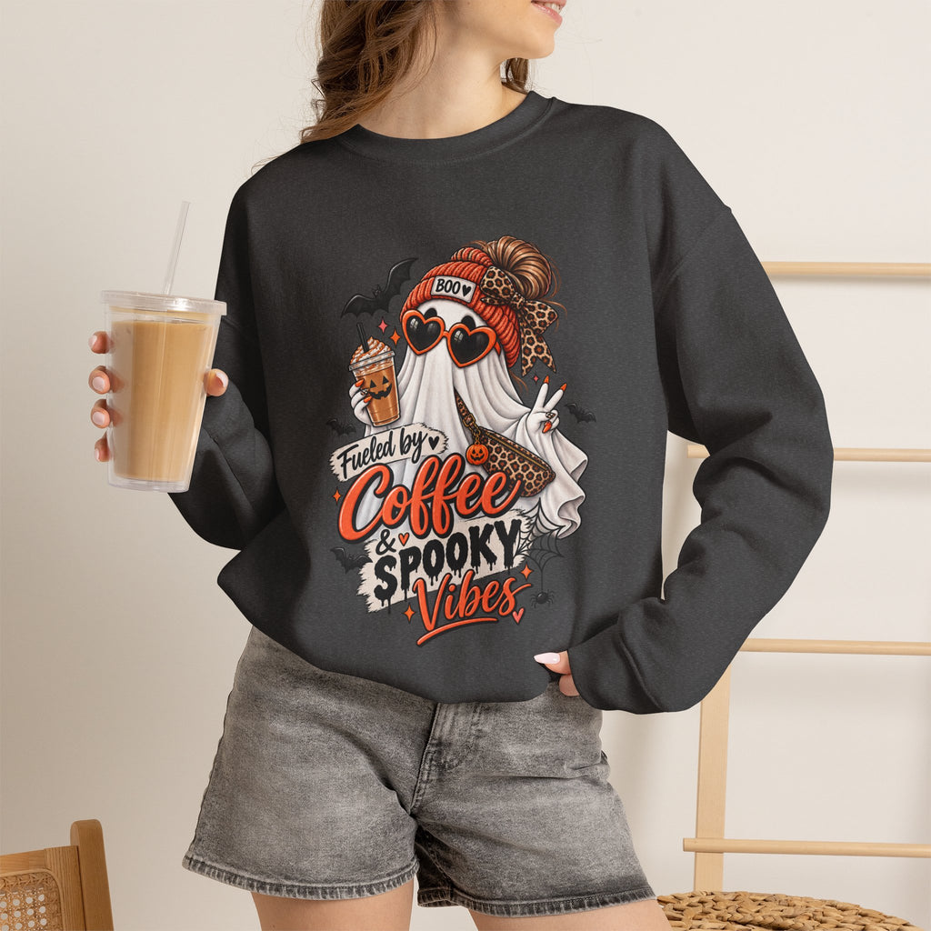 Coffee & Spooky Vibes Sweatshirt