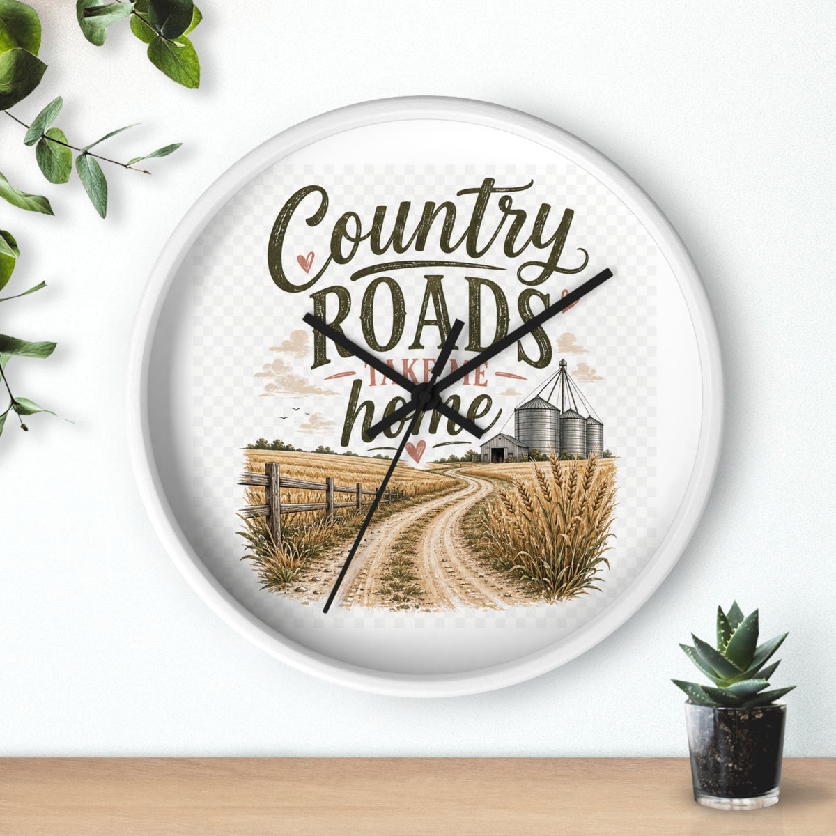 Backroads & Home Wall Clock