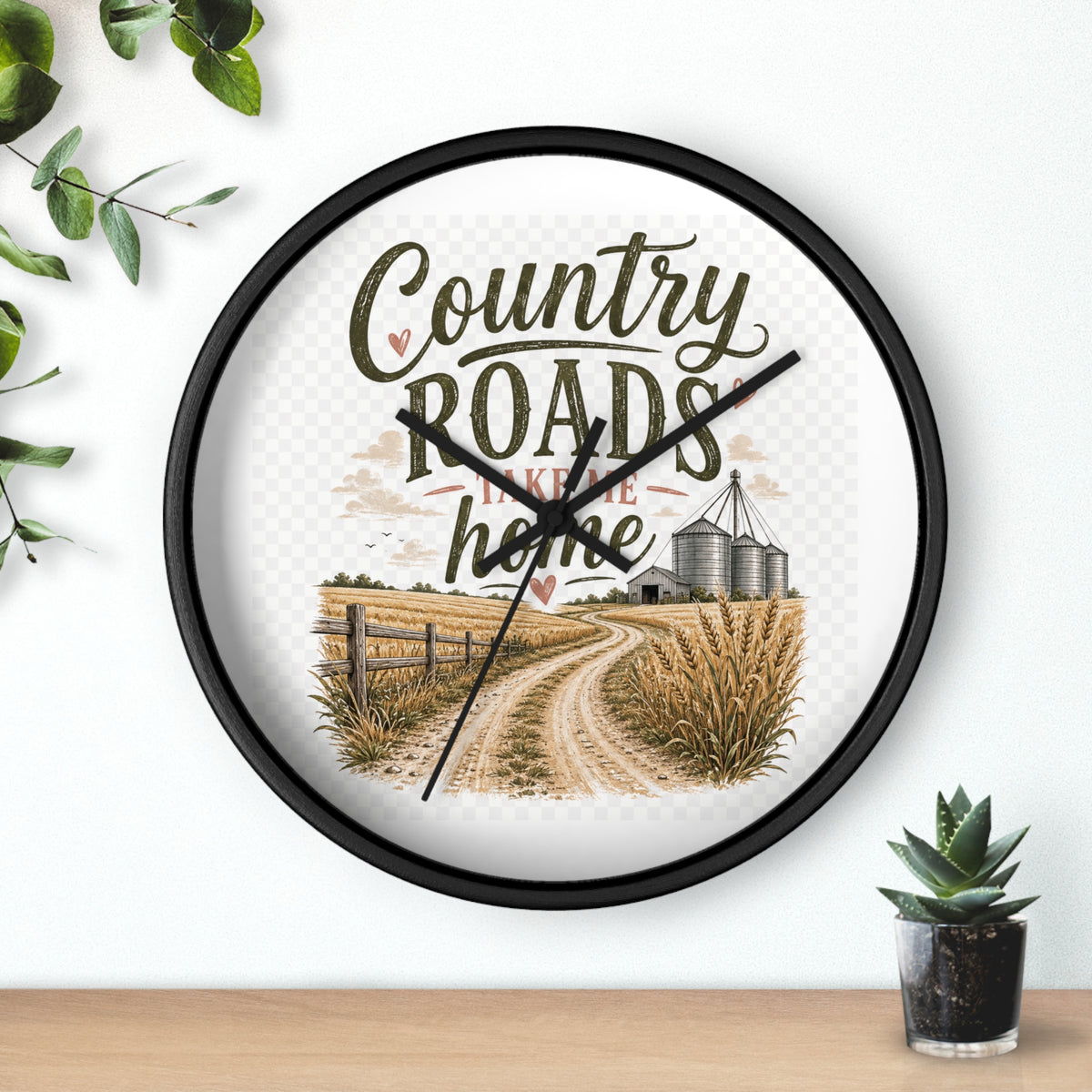 Backroads & Home Wall Clock