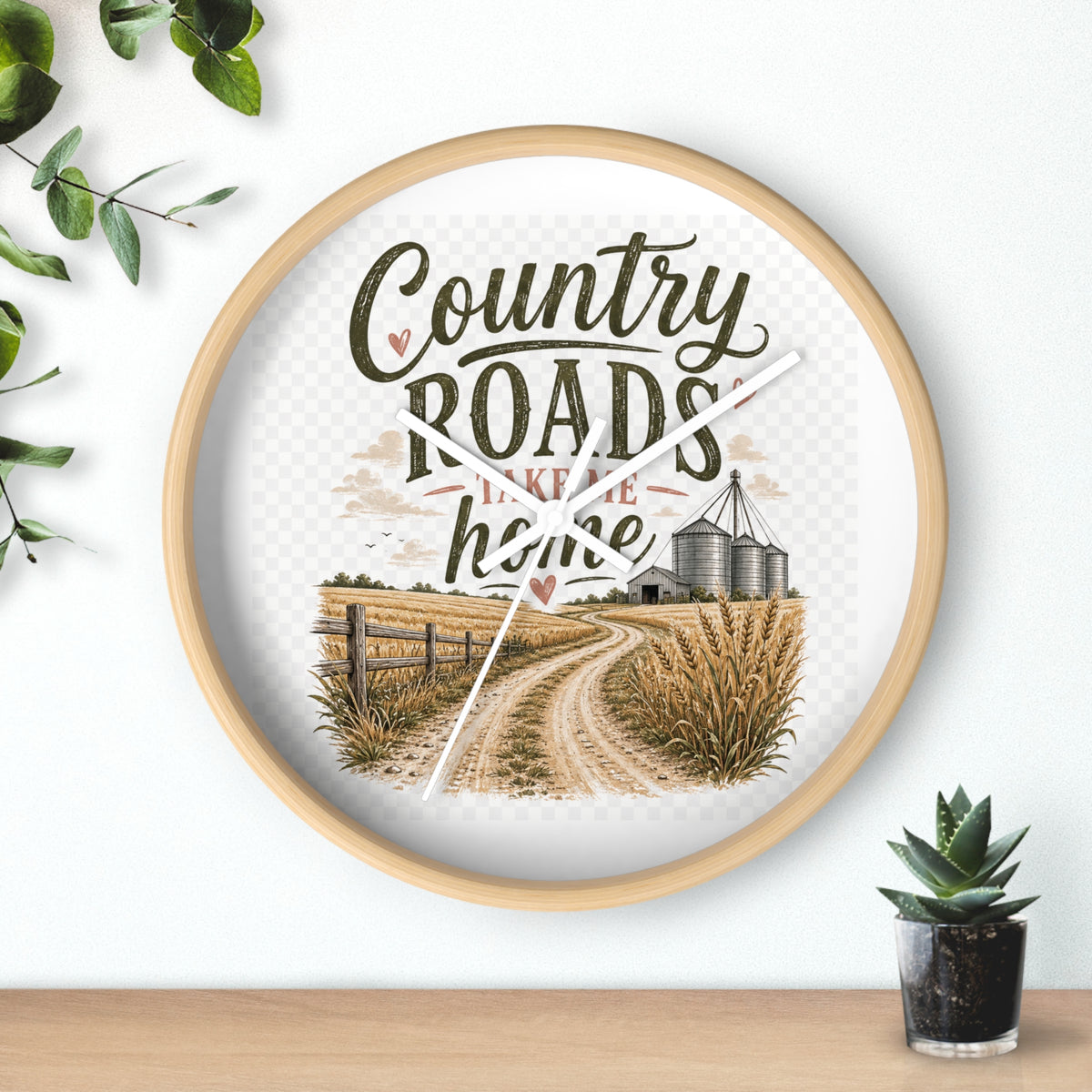 Backroads & Home Wall Clock