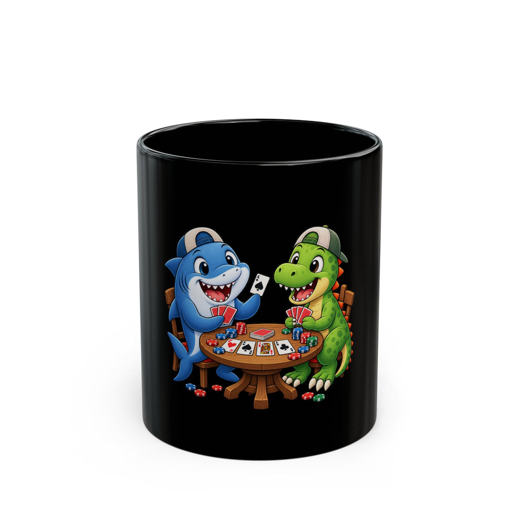 Poker Sharks Ceramic Mug